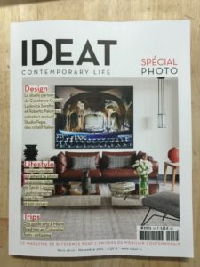 couverture magazine IDEAT extincteur fire design 